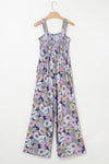 Wildflower Walk Smocked High Waist Jumpsuit