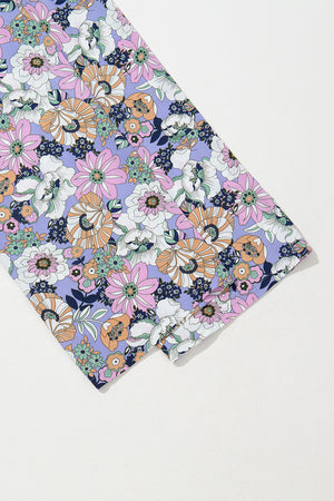 Wildflower Walk Smocked High Waist Jumpsuit