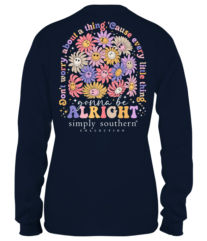 Alright Long Sleeve Simply Southern Tee