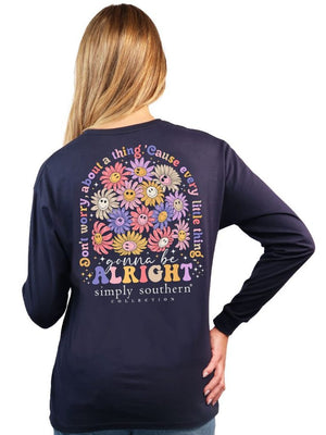 Alright Long Sleeve Simply Southern Tee