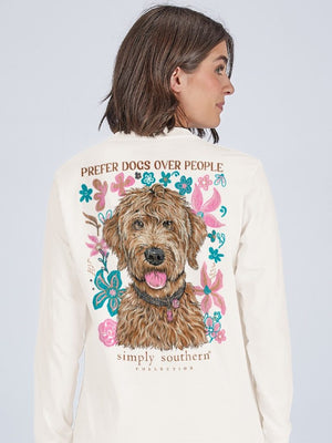 Dog Over People Long Sleeves Simply Southern Tee
