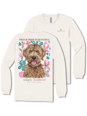 Dog Over People Long Sleeves Simply Southern Tee
