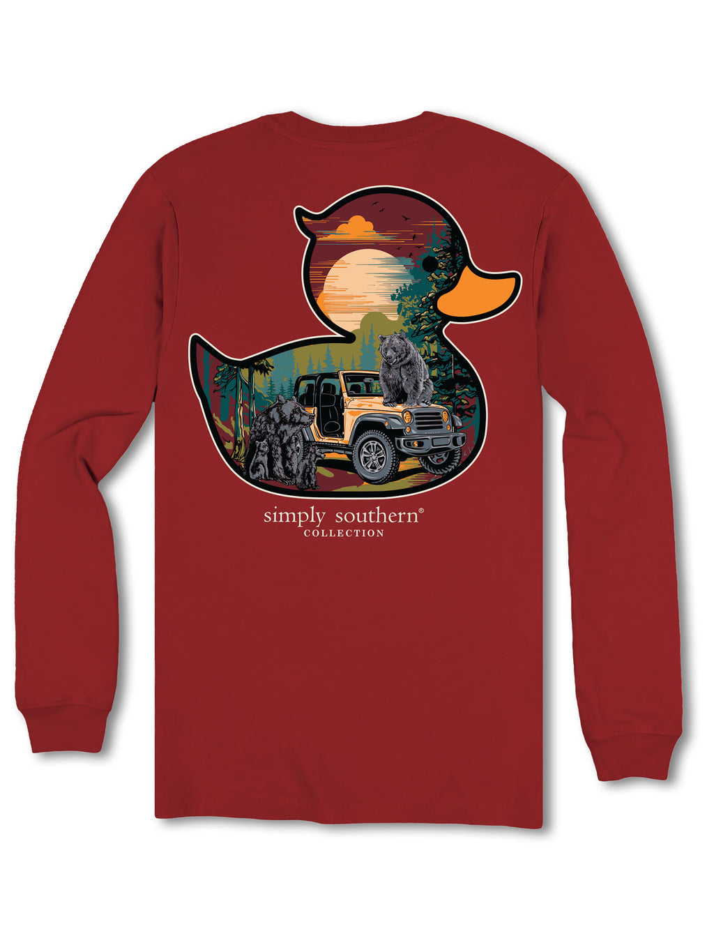 Duck Bears Long Sleeves Simply Southern Tee