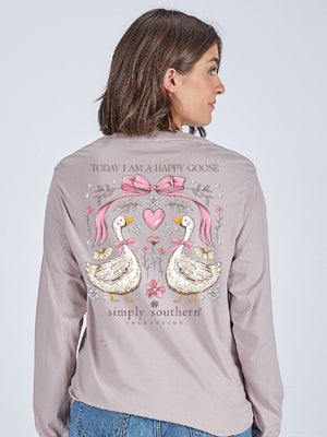 Happy Goose Long Sleeves Simply Southern Tee