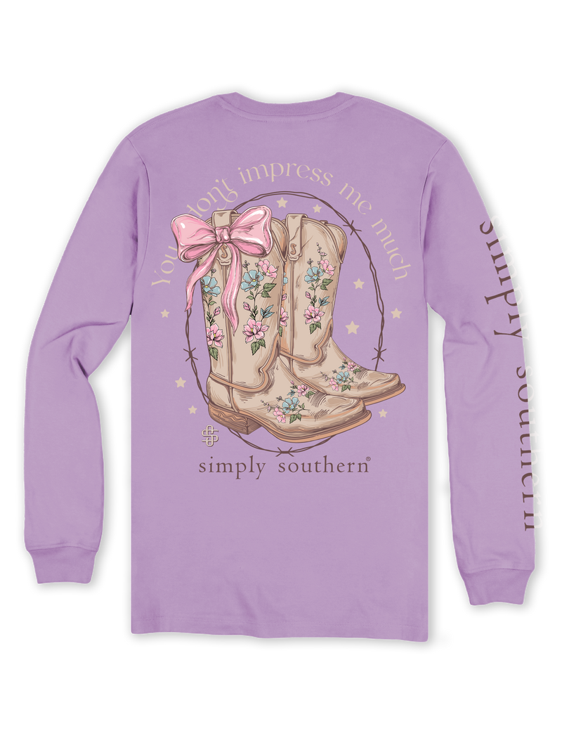 Impress Long Sleeves Simply Southern Tee