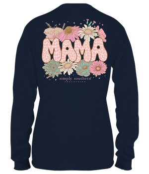 Leopard Mama Long Sleeve Simply Southern Tee