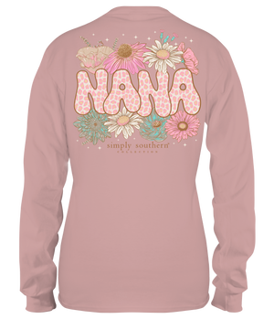 Leopard Nana Long Sleeve Simply Southern Tee