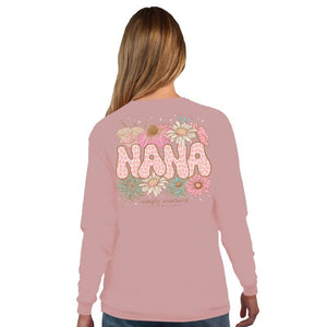 Leopard Nana Long Sleeve Simply Southern Tee