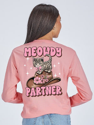 Meowdy Partner Long Sleeves Simply Southern Tee