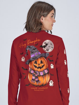 Pumpkin Long Sleeves Simply Southern Tee
