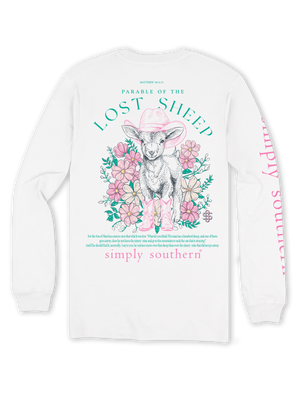 Parable of the Lost Sheep Long Sleeve Simply Southern Tee