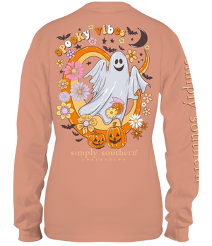 Spooky Long Sleeve Simply Southern Tee