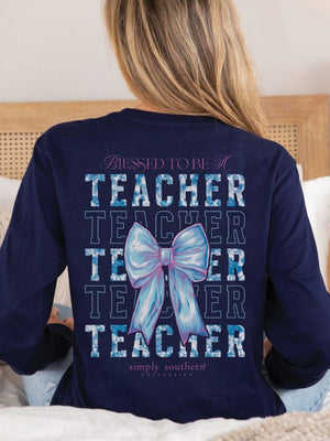 Teacher Long Sleeves Simply Southern Tee