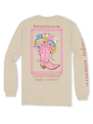 Walk Long Sleeve Simply Southern Tee