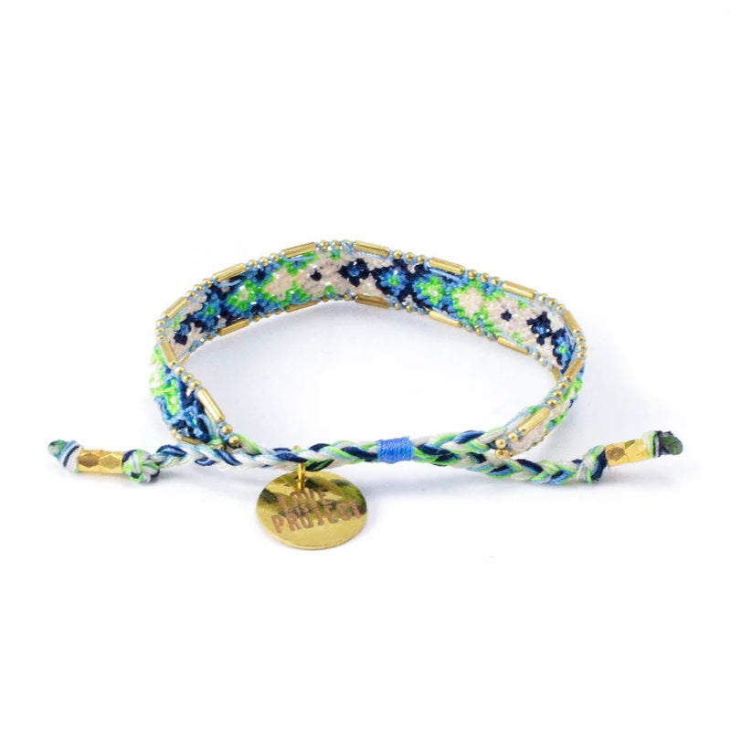 Lagoon Emerald Love Is Project Bali Friendship Bracelet