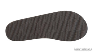 Madison Single Layer with a Braid on a 1/2" Narrow Rolled Strap - Dakr Brown