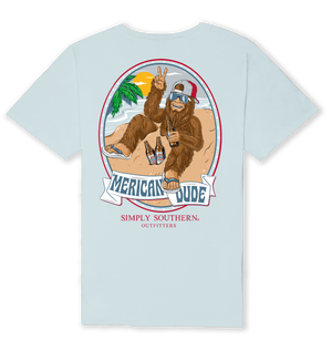 Beach Sasquatch Short Sleeve Simply Southern Tee