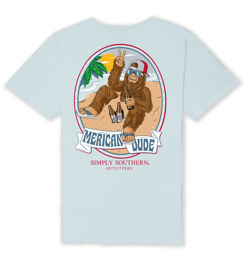 Beach Sasquatch Short Sleeve Simply Southern Tee