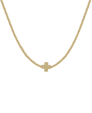 Full of Grace Gold Cross Necklace