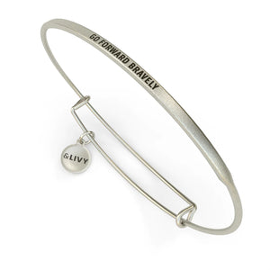 &Livy Go Forward Bravely Posy Bracelet