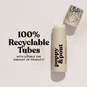 Marshmallow Creme Poppy & Pout Lip Balm