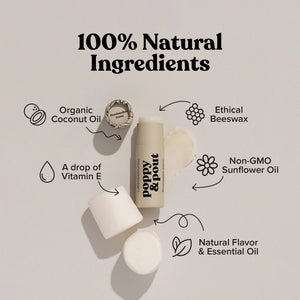 Marshmallow Creme Poppy & Pout Lip Balm