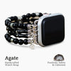 Cape Diablo Moonlight Agate Stretch Apple Watch Strap