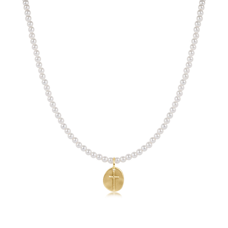 Enewton Inspire Small Gold Charm Classic Pearl 3mm Bead 15
