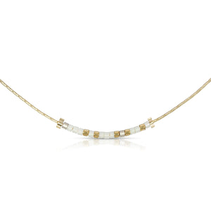 Bestie Dot & Dash Morse Code Necklace