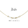 Bestie Dot & Dash Morse Code Necklace