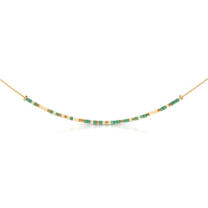 Forty & Fabulous Dot & Dash Morse Code Necklace