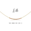 Lolli Dot & Dash Morse Code Necklace