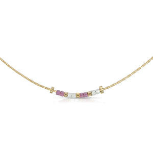 Mimi Dot & Dash Morse Code Necklace