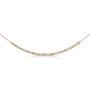 Moon & Back Dot & Dash Morse Code Necklace