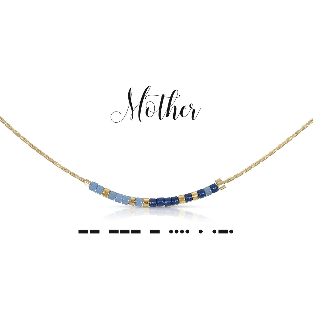 Mother Dot & Dash Morse Code Necklace