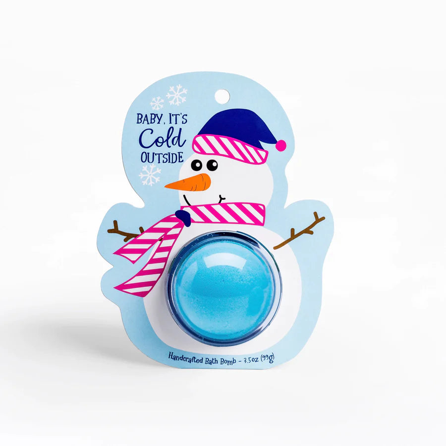 Baby, It's Cold Outside Snowman Clamshell Bath Bomb