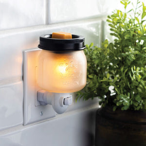 Glass Mason Jar Pluggable Candle Warmer