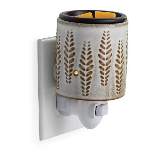 Wheat & Ivory Flip Dish Pluggable Candle Warmer