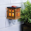 Wood Lantern Pluggable Candle Warmer