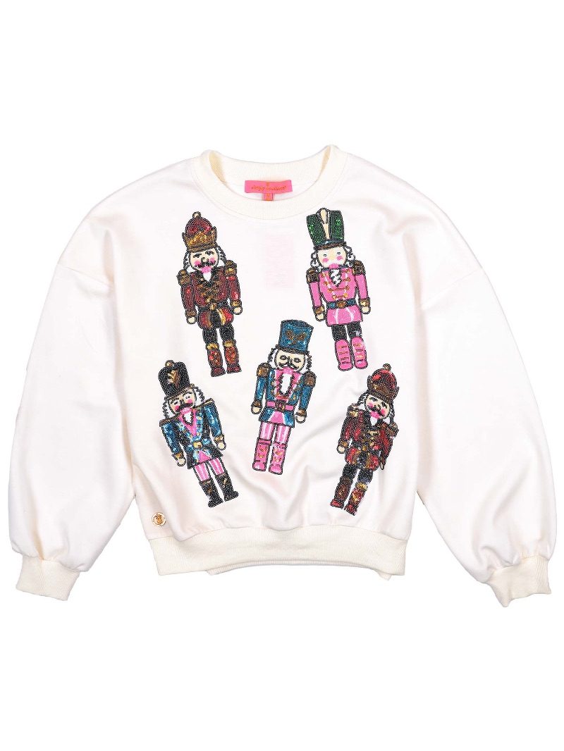 Nutcracker Simply Southern Sequin Crew Neck Pullover