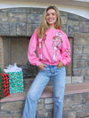 Sweetcracker Simply Southern Sequin Crew Neck Pullover