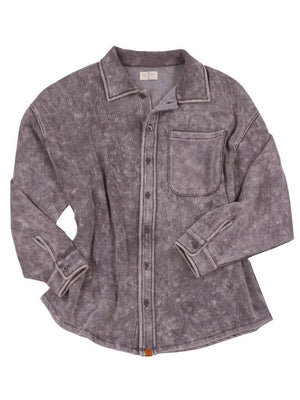 Lead Simply Southern Acid Wash Shacket