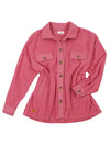 Mauve Simply Southern Fleece Shacket