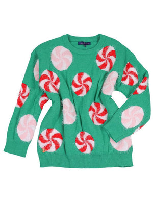 Candy Simply Southern Fuzzy Sweater