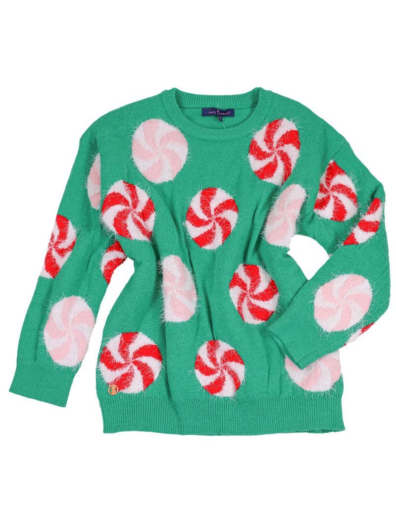 Candy Simply Southern Fuzzy Sweater