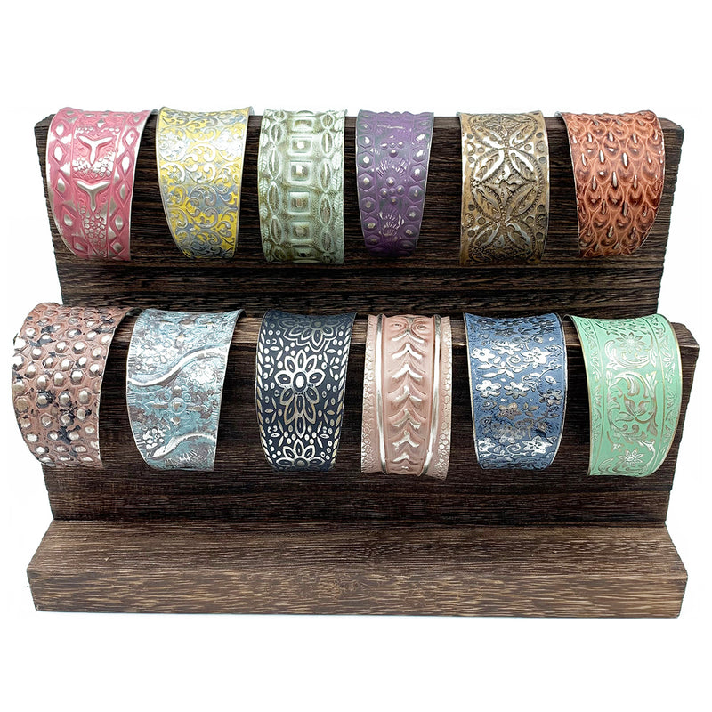 Anju Patina Silver Plated Cuff Bracelet