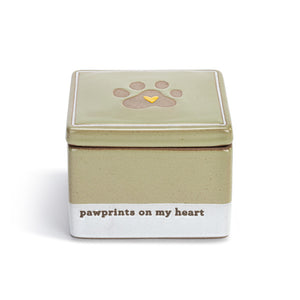 Paw Prints Inspired Keepsake Box