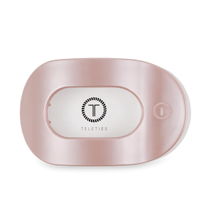 Teleties Pearly Pink Flat Round Hair Clip