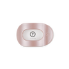 Teleties Pearly Pink Flat Round Hair Clip