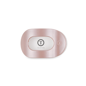 Teleties Pearly Pink Flat Round Hair Clip